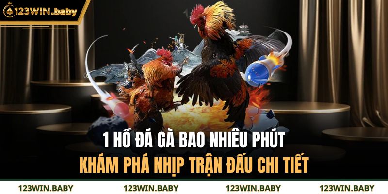 1 Hồ Đá Gà Bao Nhiêu Phút