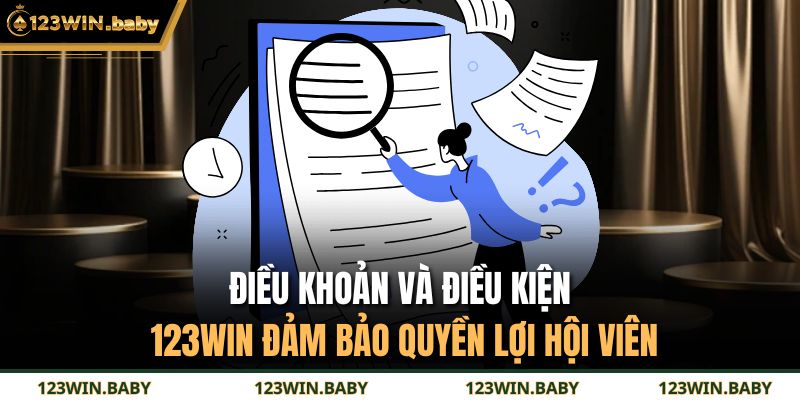 Điều khoản và điều kiện 123WIN đảm bảo quyền lợi hội viên 
